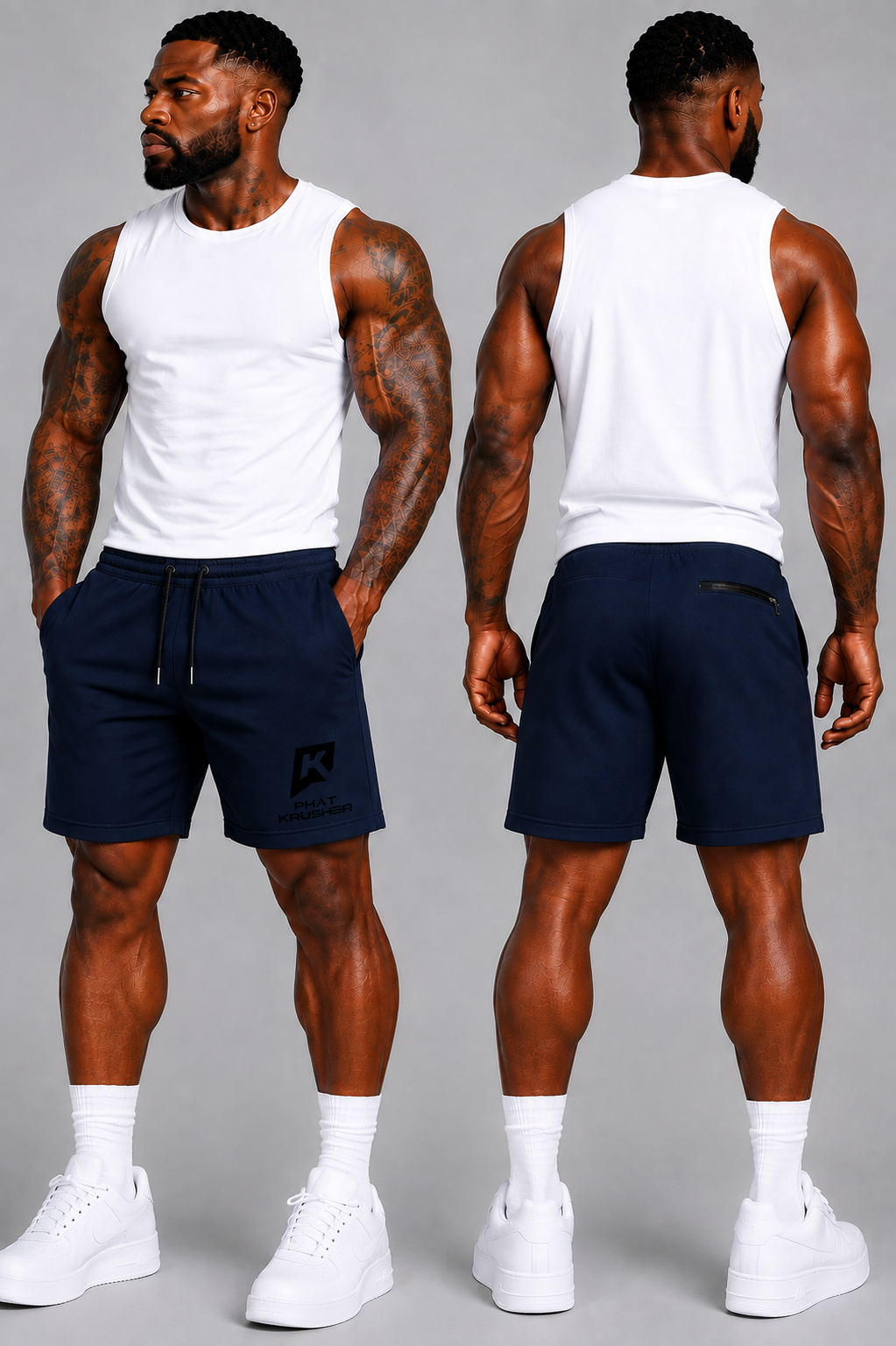 Men’s Compression Shorts 2-in-1