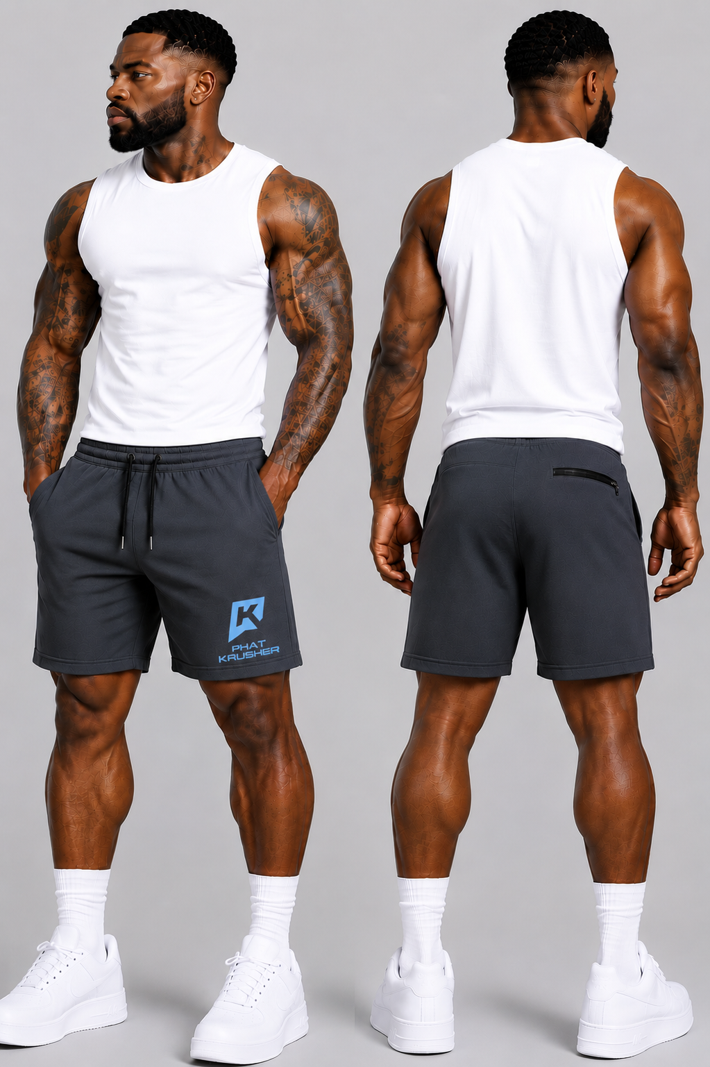 Men’s Compression Shorts 2-in-1
