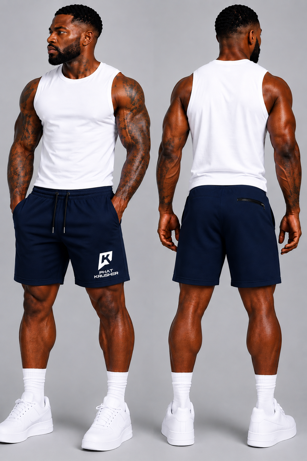 Men’s Compression Shorts 2-in-1