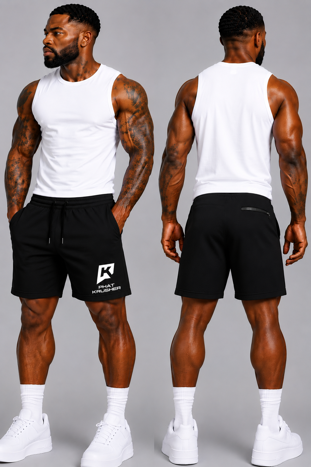 Men’s Compression Shorts 2-in-1