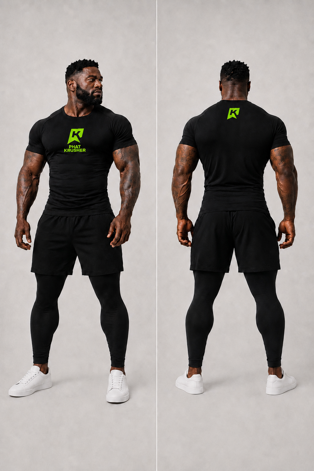 Krusher Performance Dry-Fit Short-Sleeve Compression Shirt