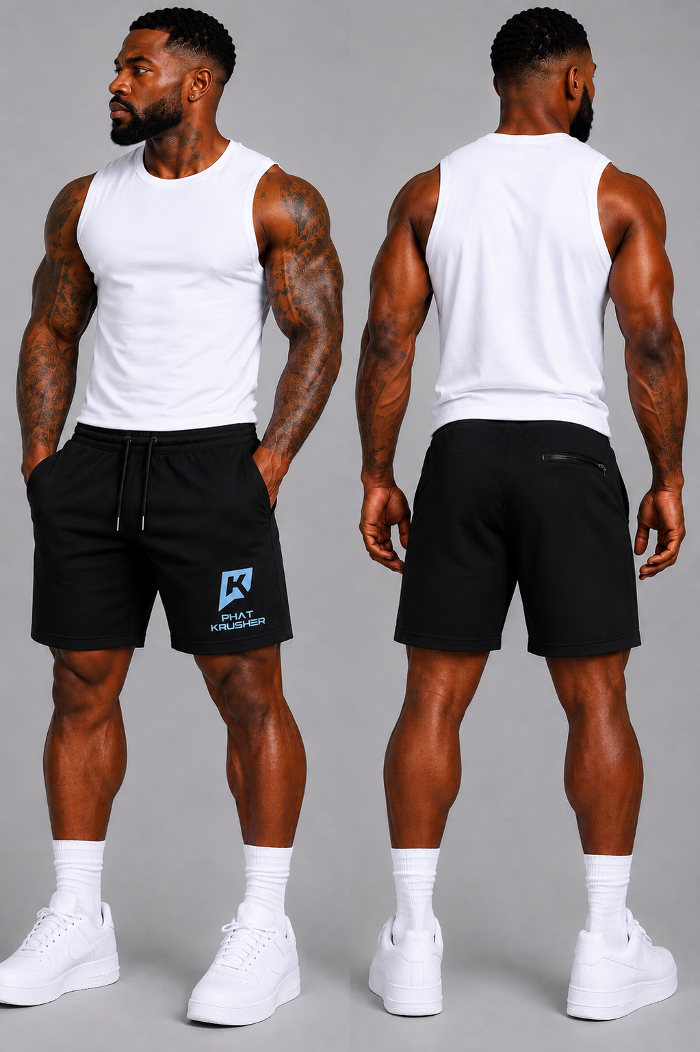 Men’s Compression Shorts 2-in-1