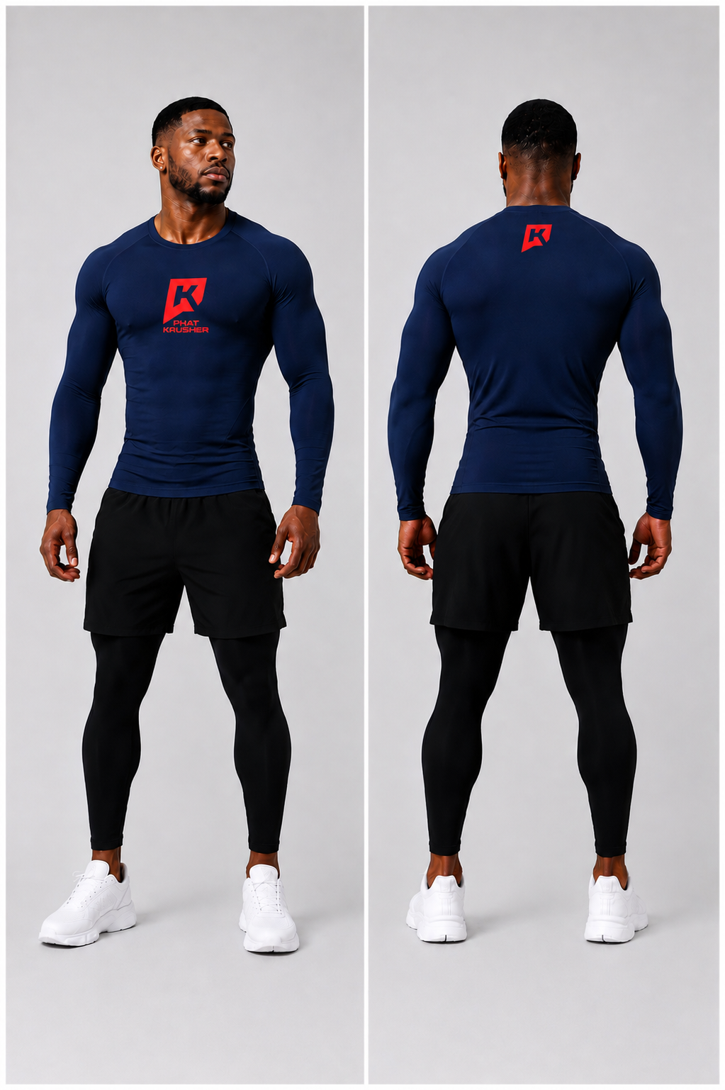 Krusher Performance Dry-Fit Long Sleeve Compression Shirt