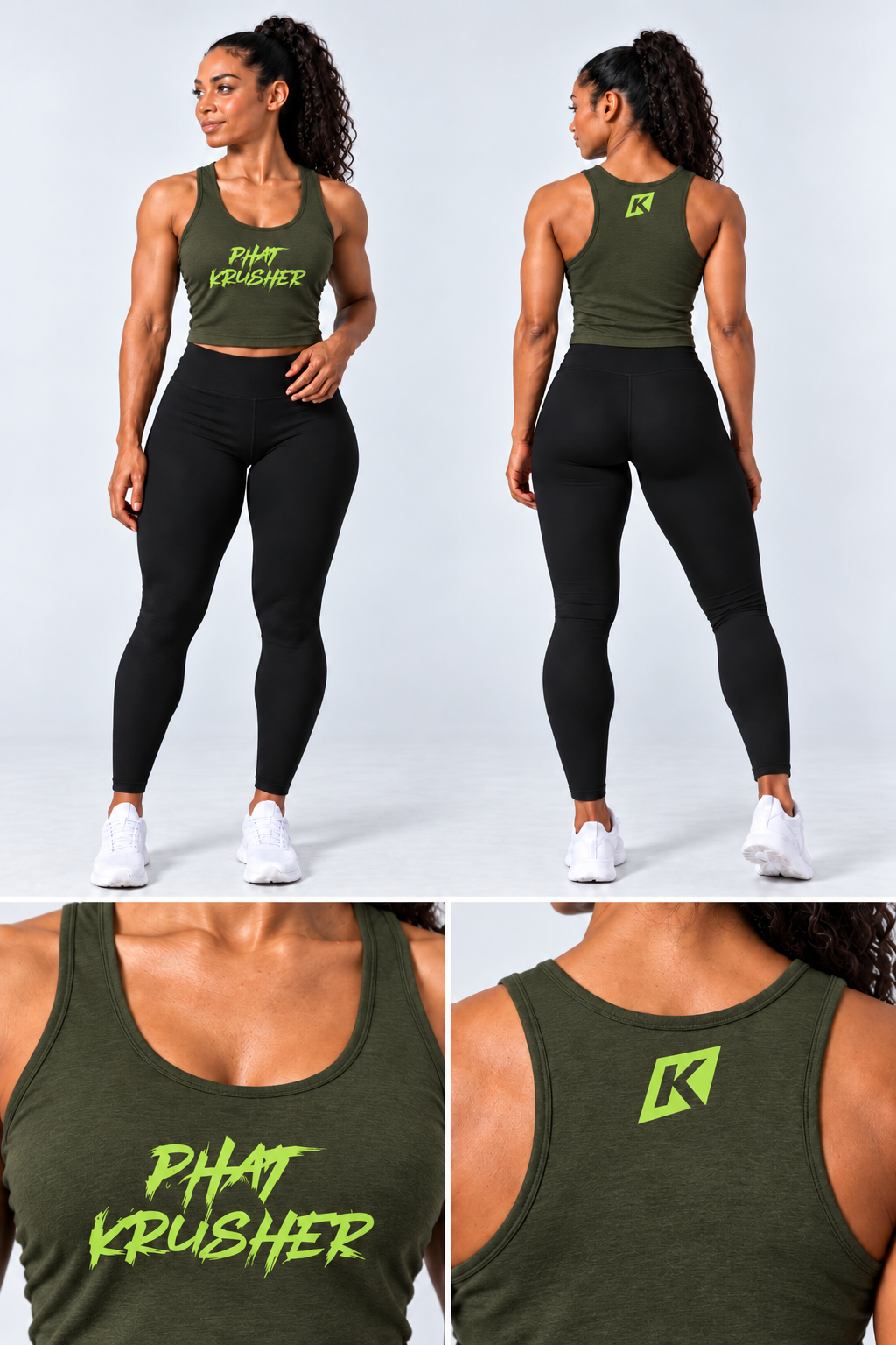 Krusher Signature Crop Top – Color Collection