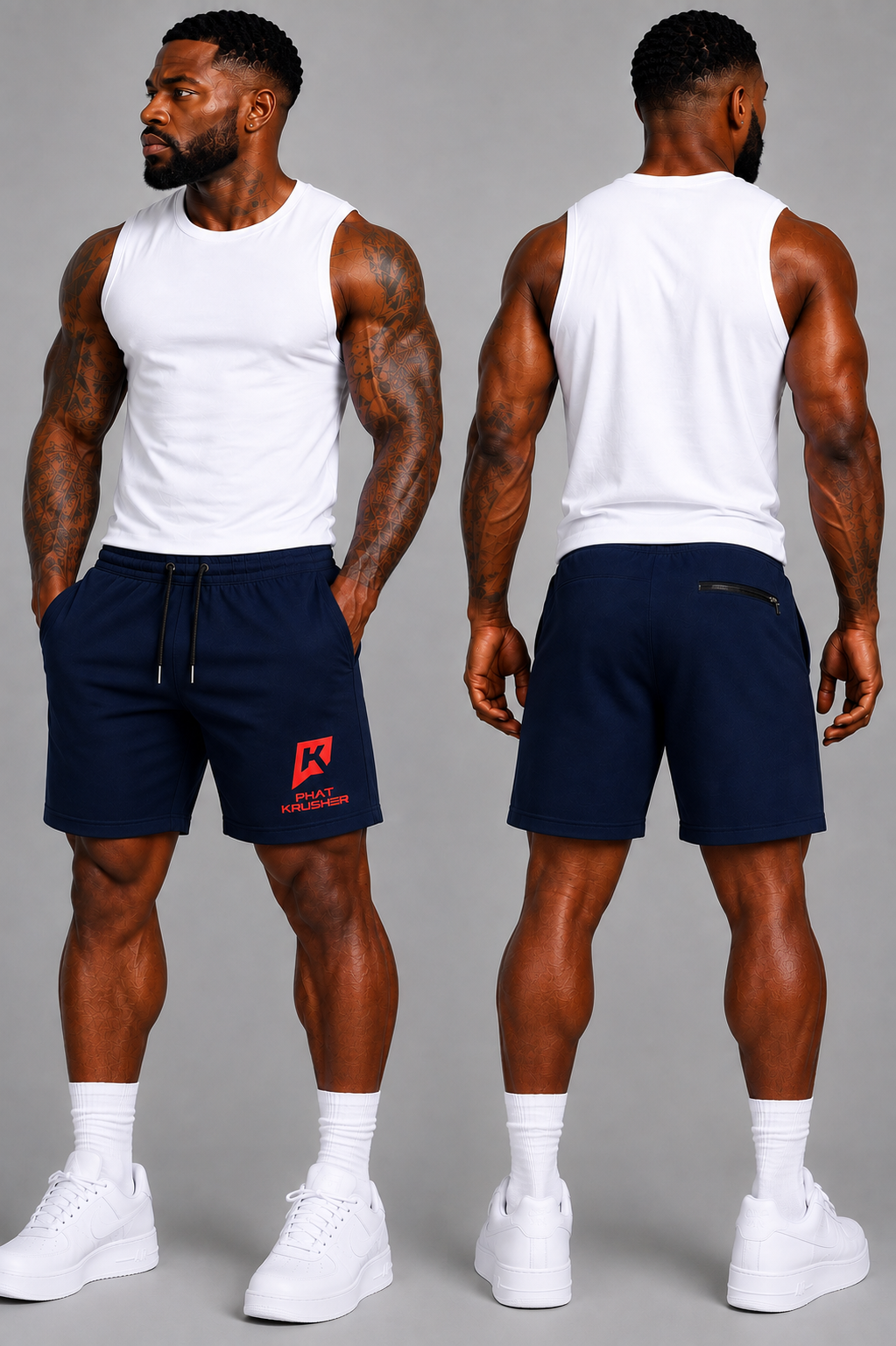 Men’s Compression Shorts 2-in-1