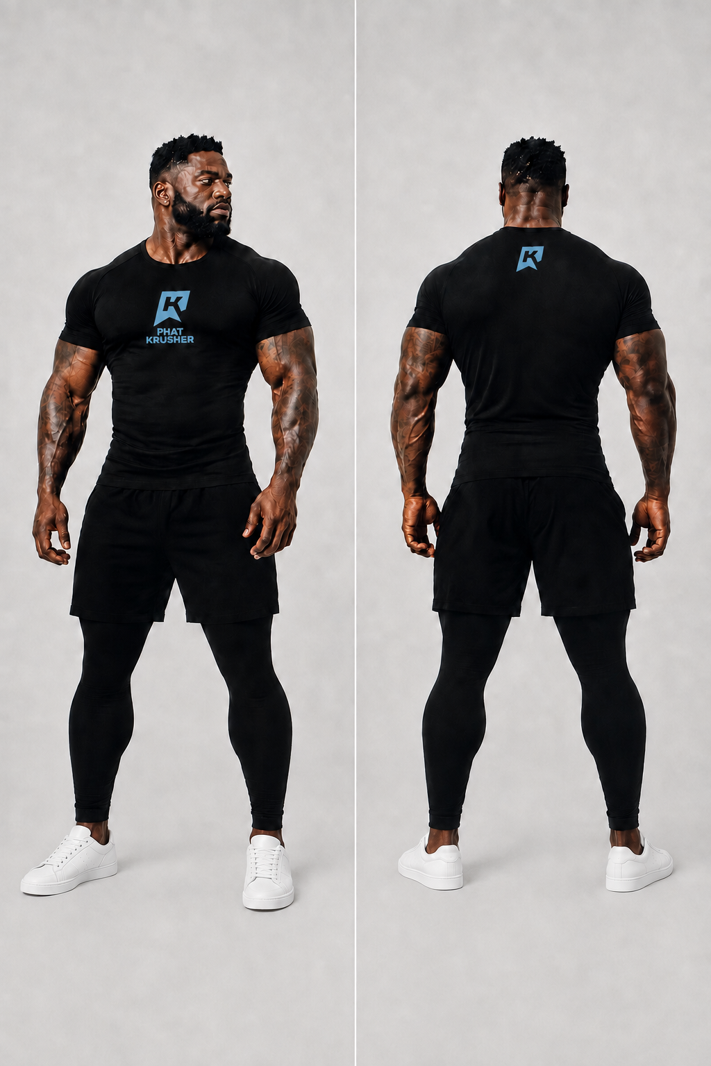 Krusher Performance Dry-Fit Short-Sleeve Compression Shirt