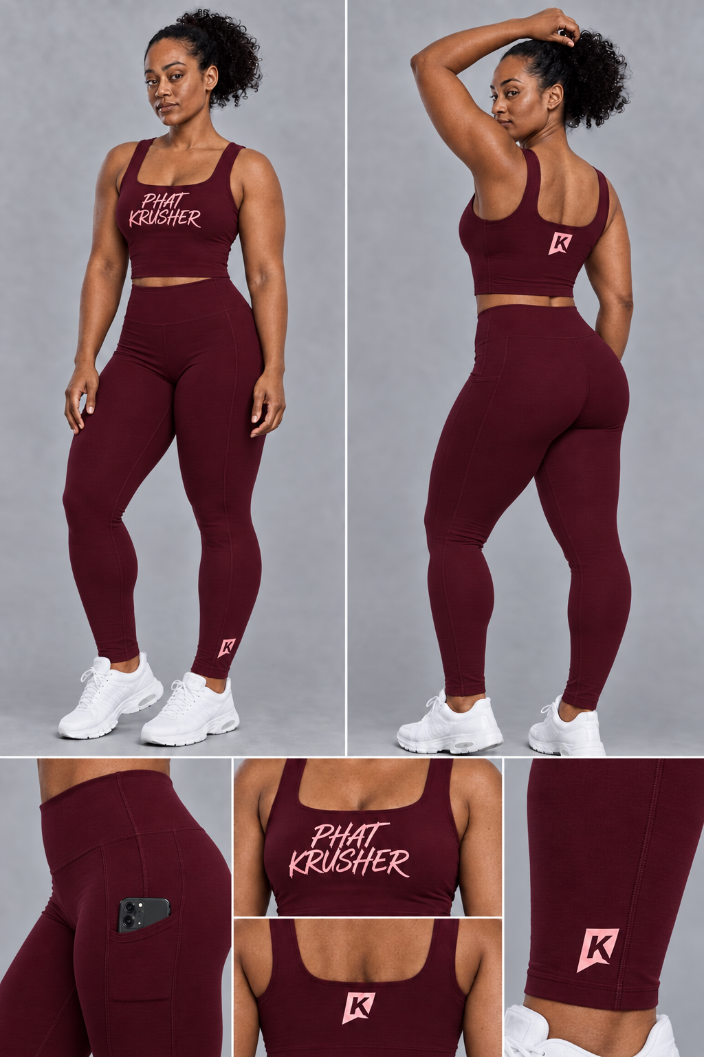 Krusher Signature Body-Control Compression 2-Piece Leggings Set