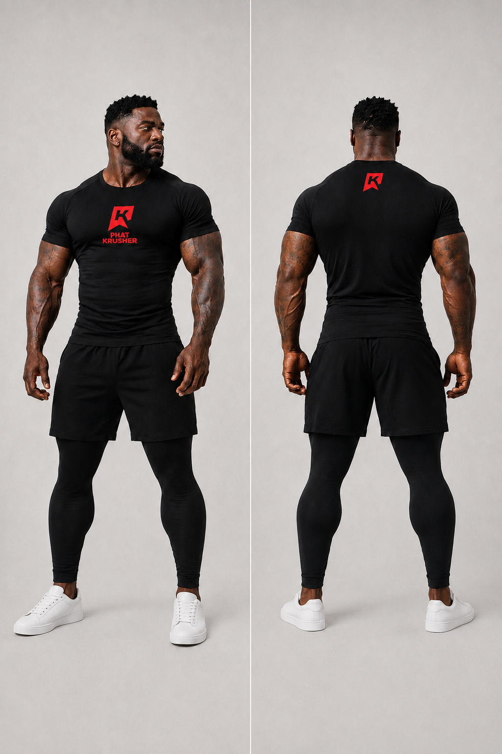 Krusher Performance Dry-Fit Short-Sleeve Compression Shirt