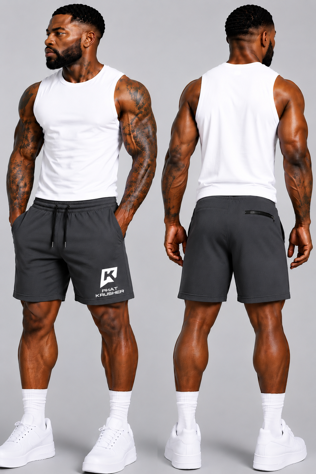 Men’s Compression Shorts 2-in-1
