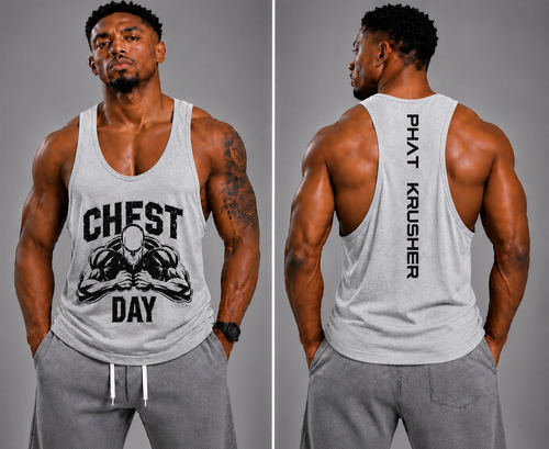 Krusher Beast Mode Muscle Shirt Cheast Day Edition