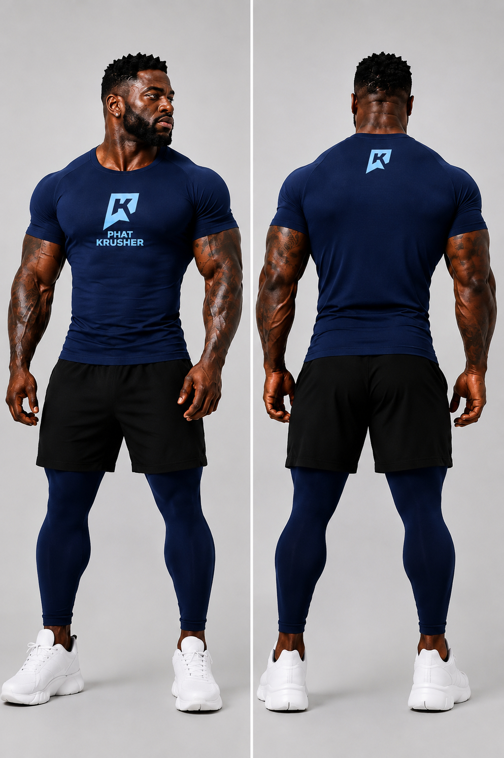 Krusher Performance Dry-Fit Short-Sleeve Compression Shirt