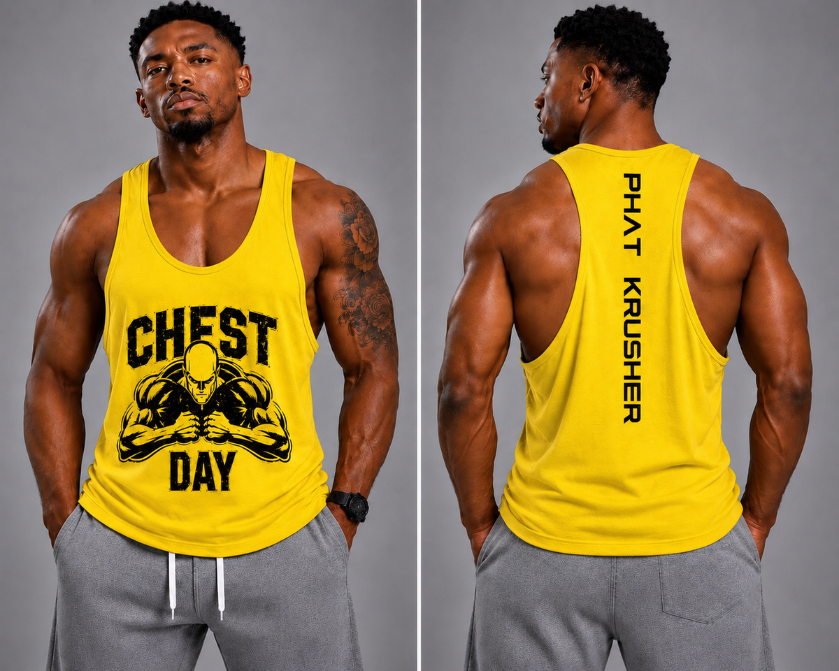 Krusher Beast Mode Muscle Shirt Cheast Day Edition
