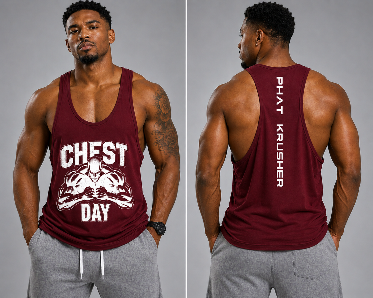 Krusher Beast Mode Muscle Shirt Cheast Day Edition