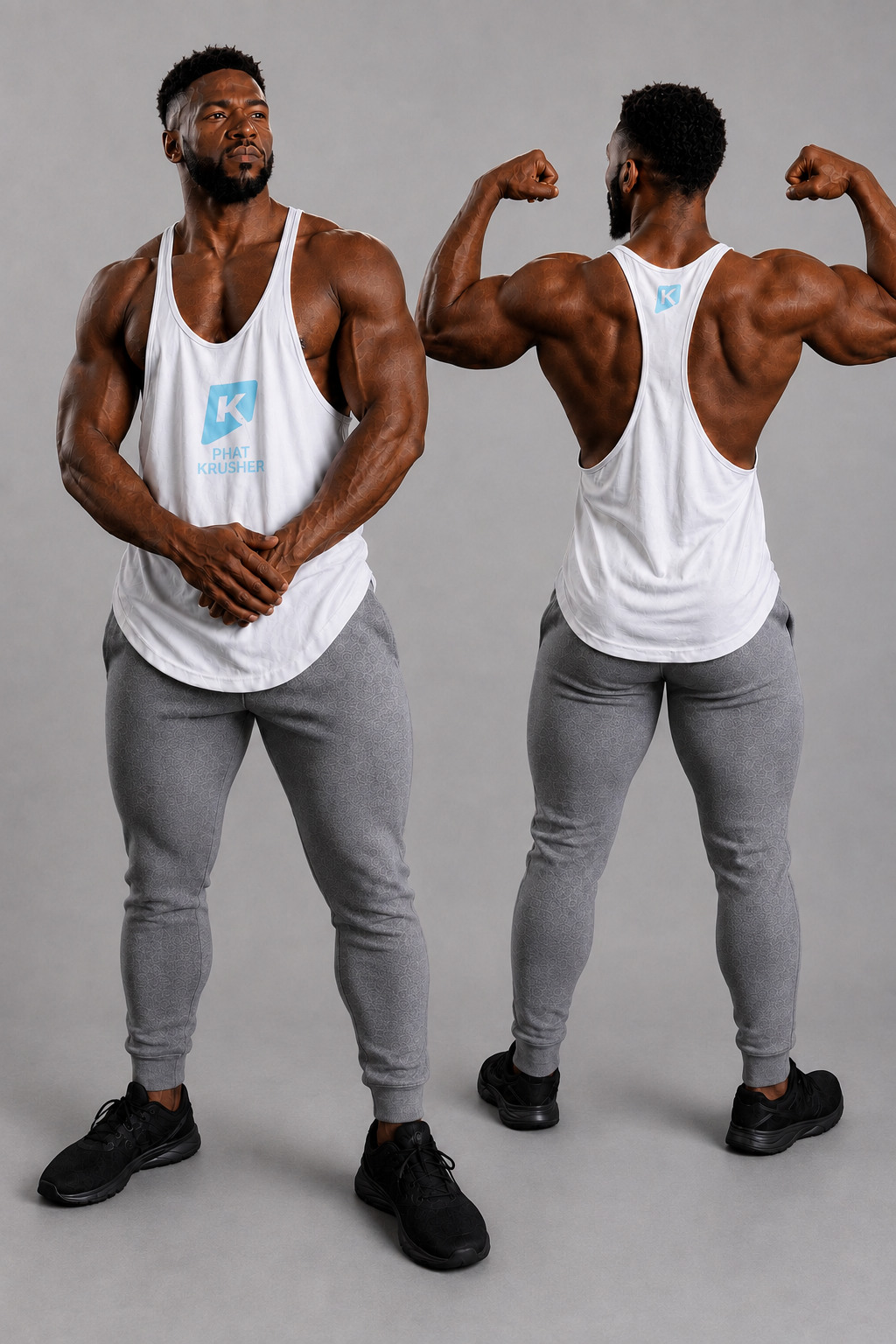 Krusher Beast Mode Muscle Shirt Pk White Edition