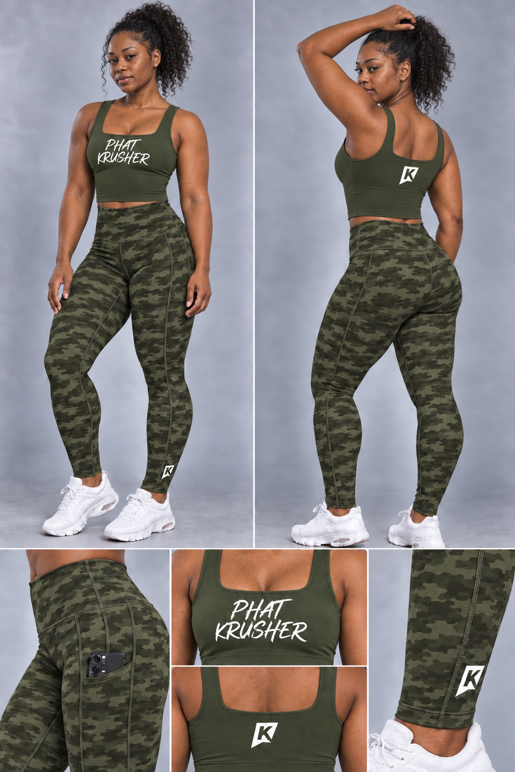 Krusher Signature Body-Control Compression 2-Piece Leggings Set