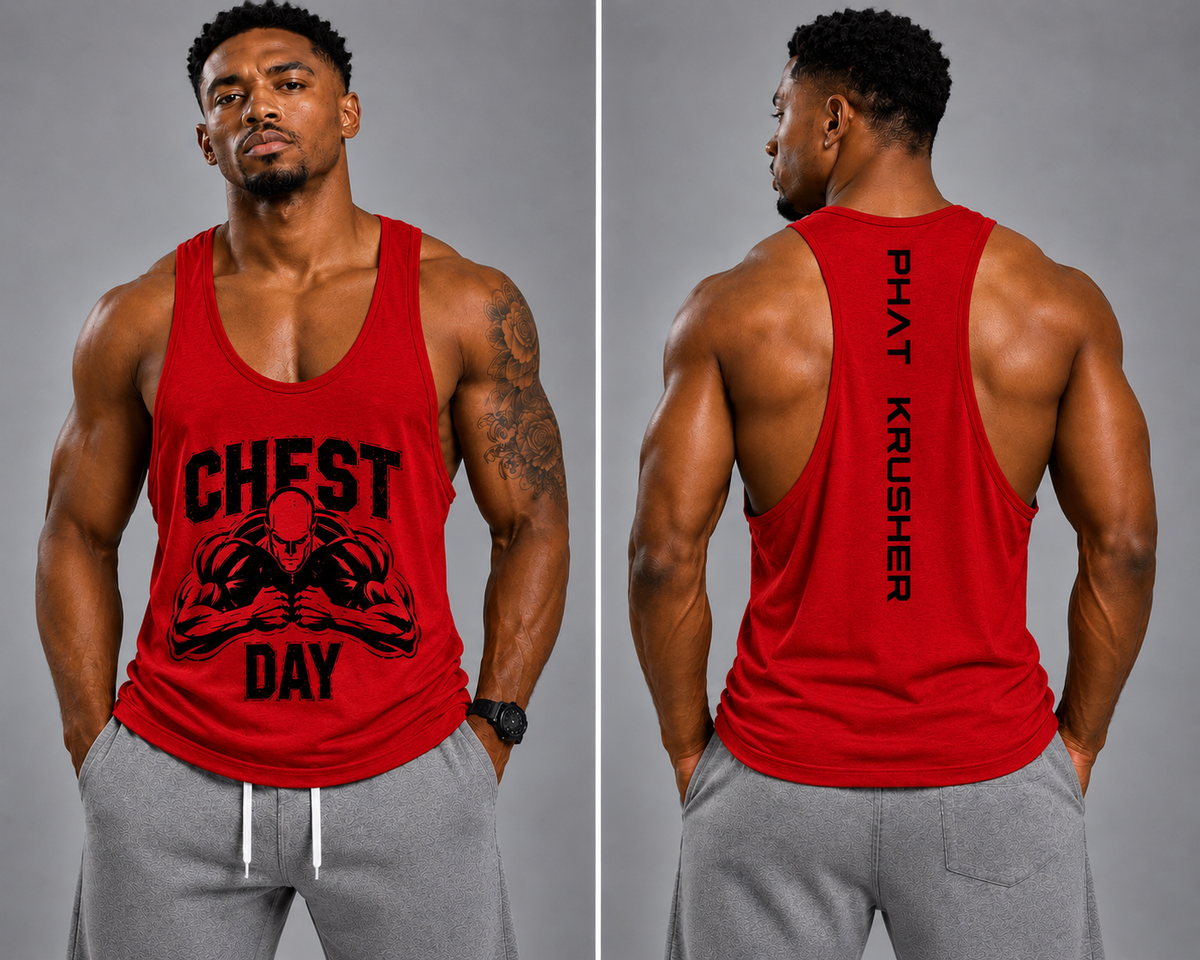 Krusher Beast Mode Muscle Shirt Cheast Day Edition