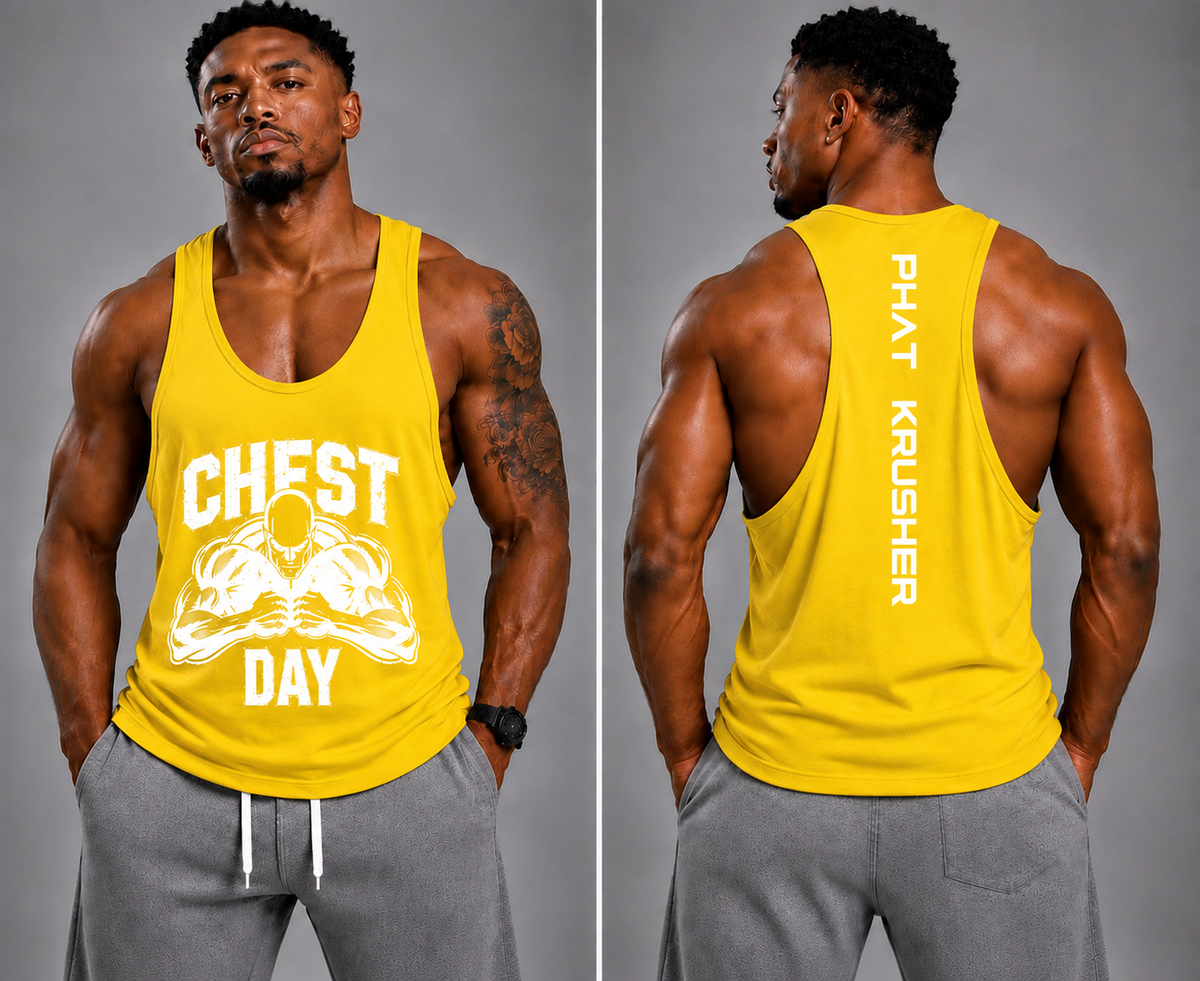 Krusher Beast Mode Muscle Shirt Cheast Day Edition