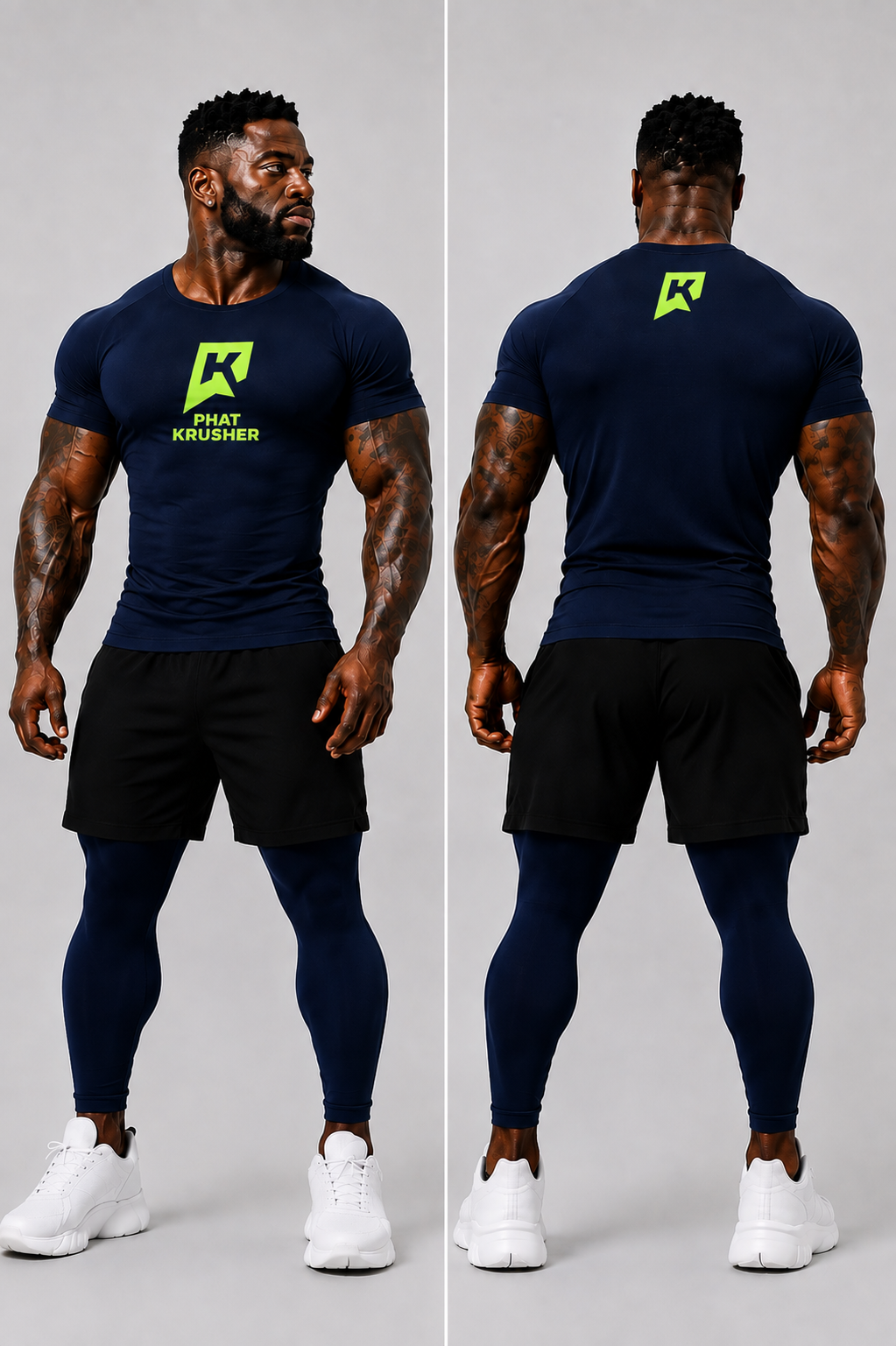 Krusher Performance Dry-Fit Short-Sleeve Compression Shirt