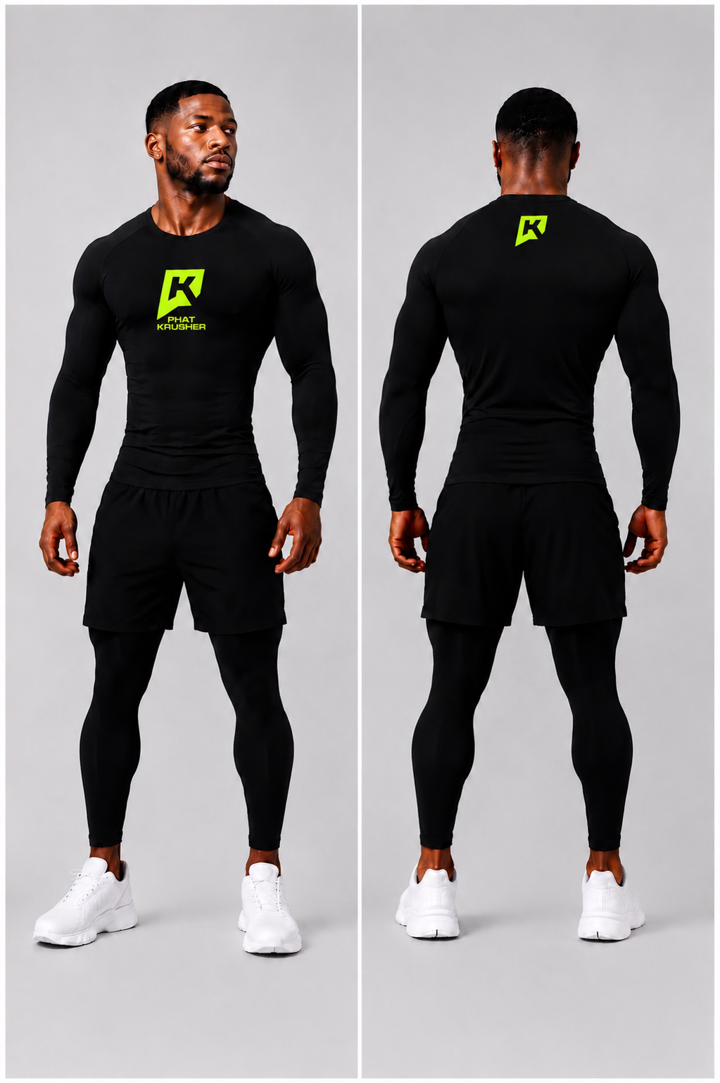 Krusher Performance Dry-Fit Long Sleeve Compression Shirt
