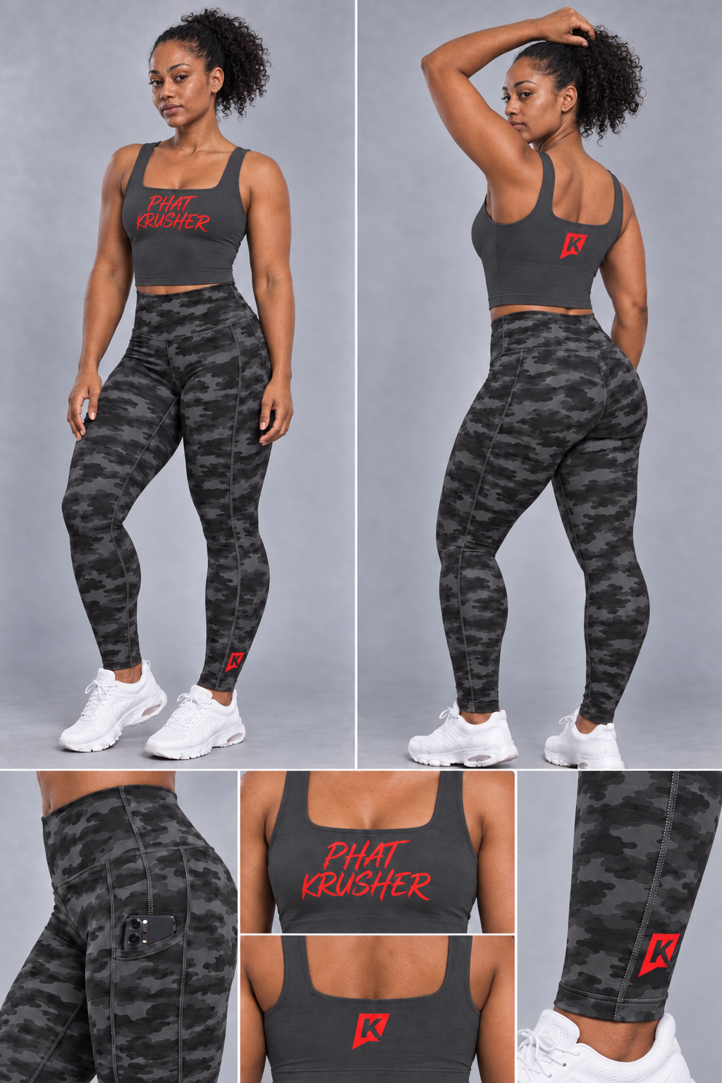 Krusher Signature Body-Control Compression 2-Piece Leggings Set