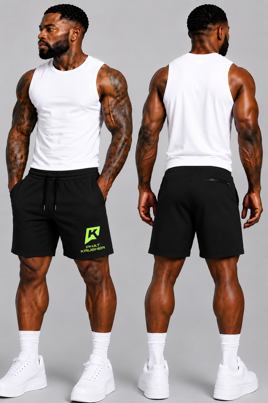 Men’s Compression Shorts 2-in-1