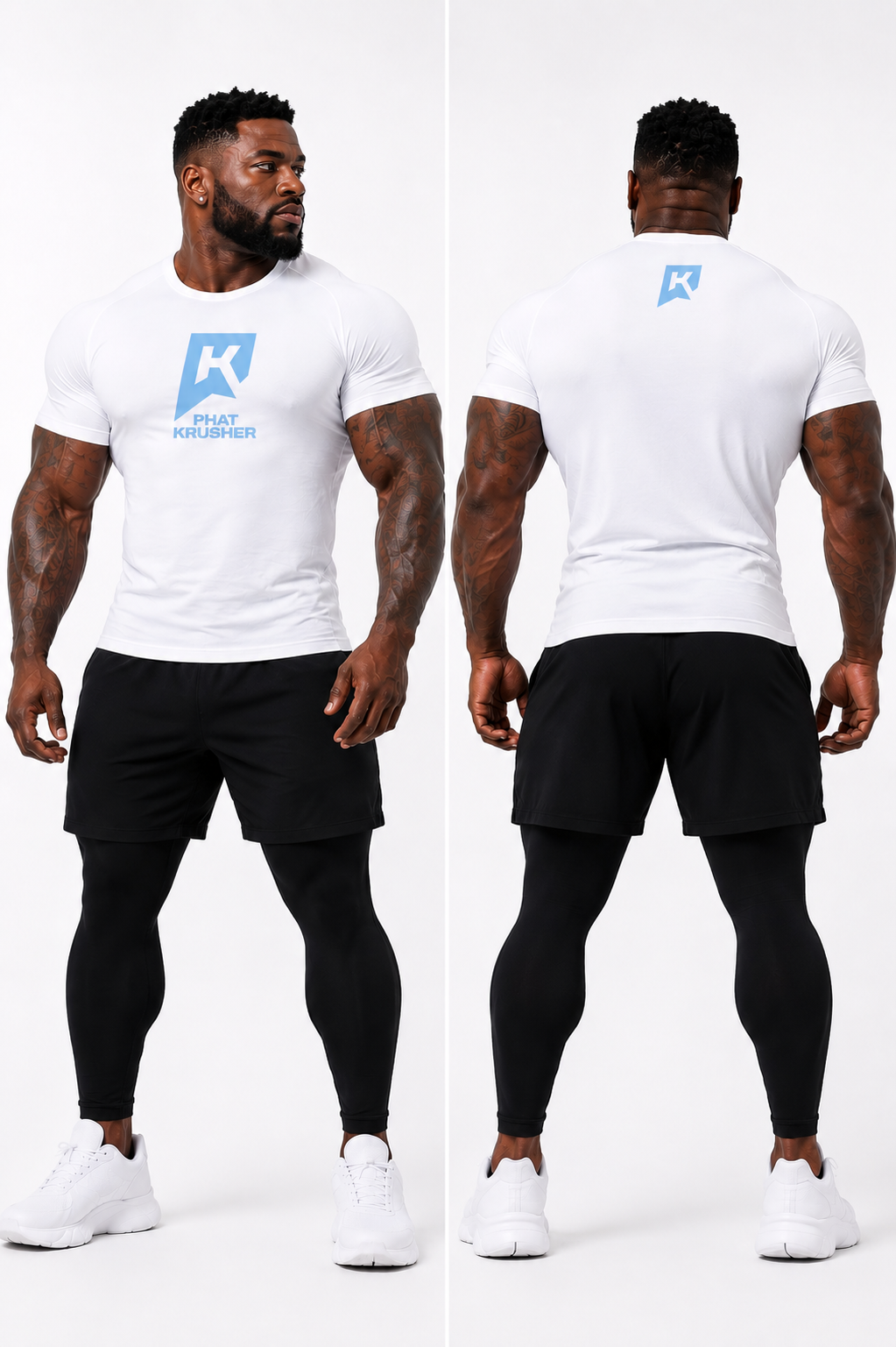 Krusher Performance Dry-Fit Short-Sleeve Compression Shirt