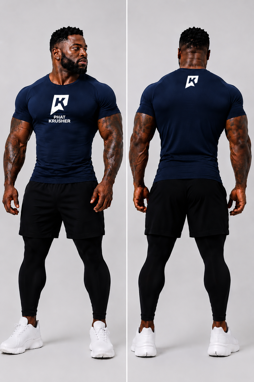 Krusher Performance Dry-Fit Short-Sleeve Compression Shirt