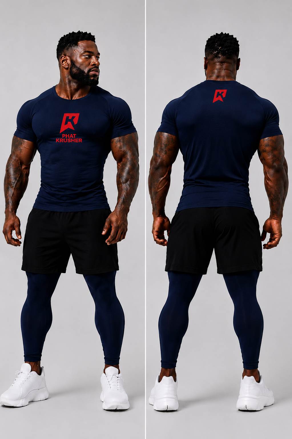 Krusher Performance Dry-Fit Short-Sleeve Compression Shirt