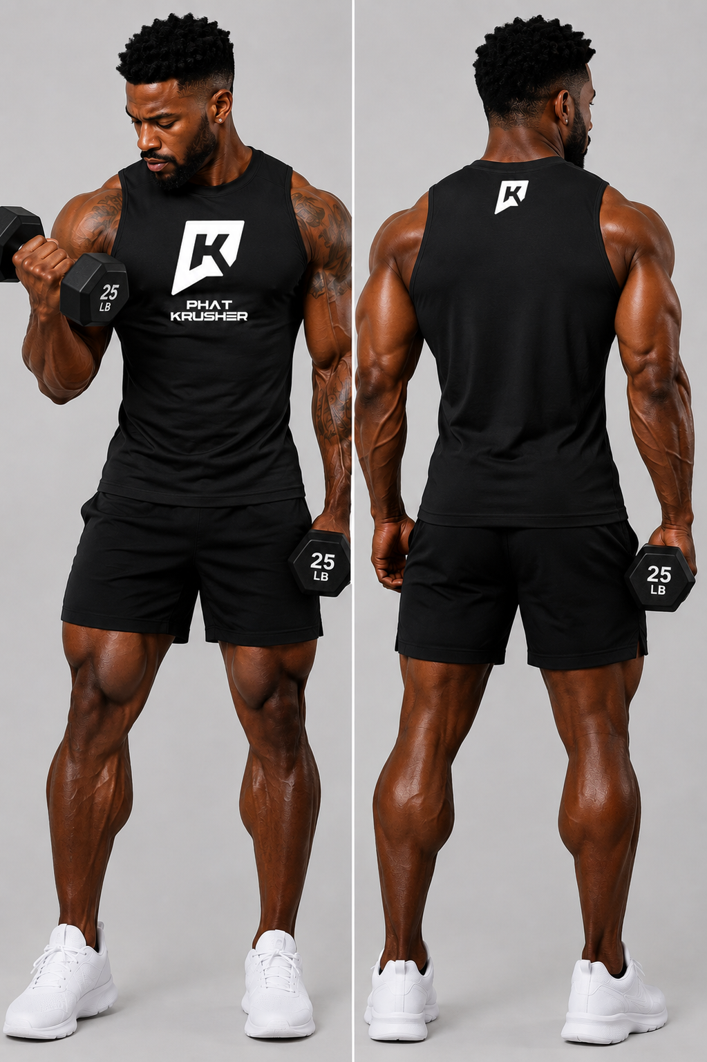 Krusher Performance Dry-Fit Sleeveless Compression Shirt