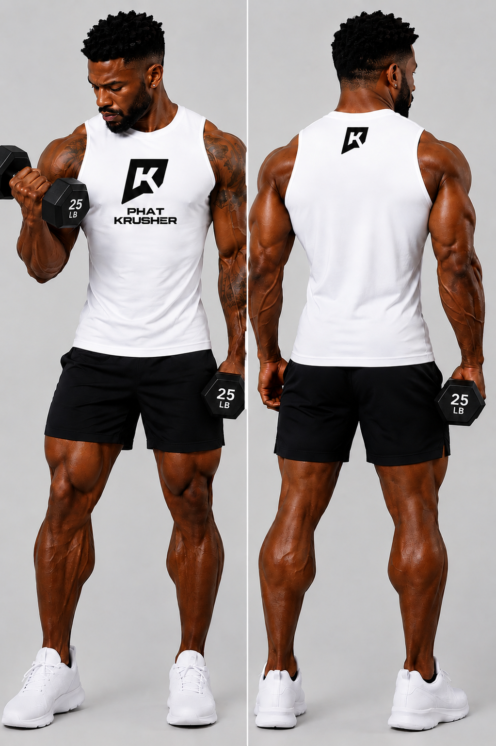 Krusher Performance Dry-Fit Sleeveless Compression Shirt