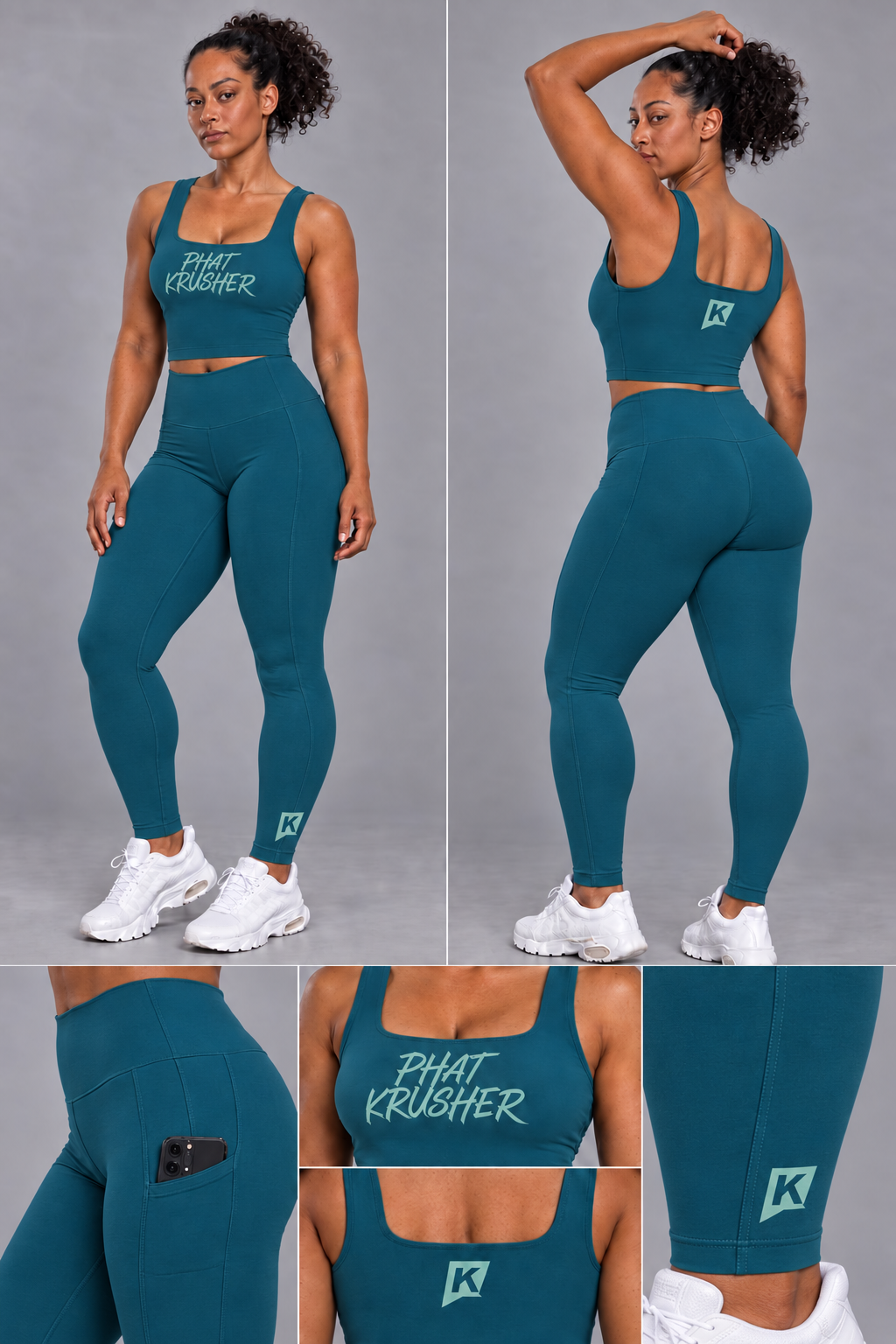 Krusher Signature Body-Control Compression 2-Piece Leggings Set