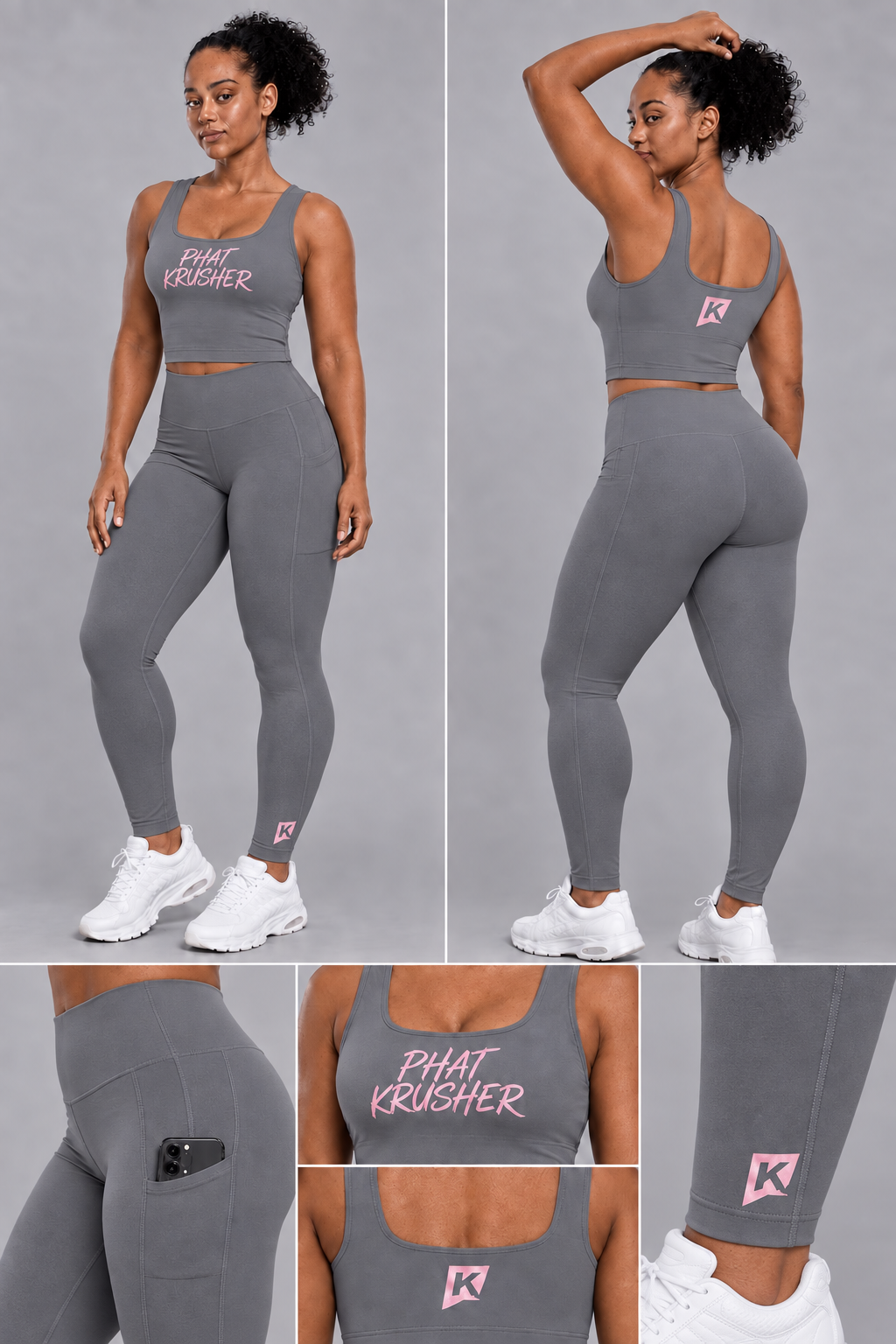 Krusher Signature Body-Control Compression 2-Piece Leggings Set
