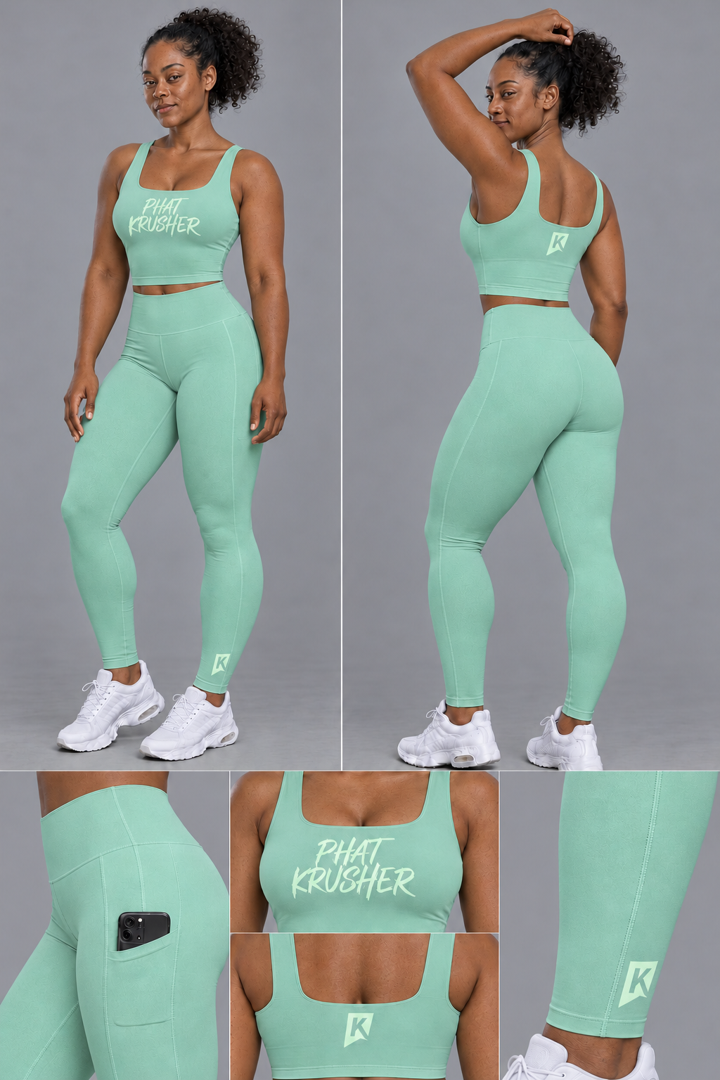 Krusher Signature Body-Control Compression 2-Piece Leggings Set