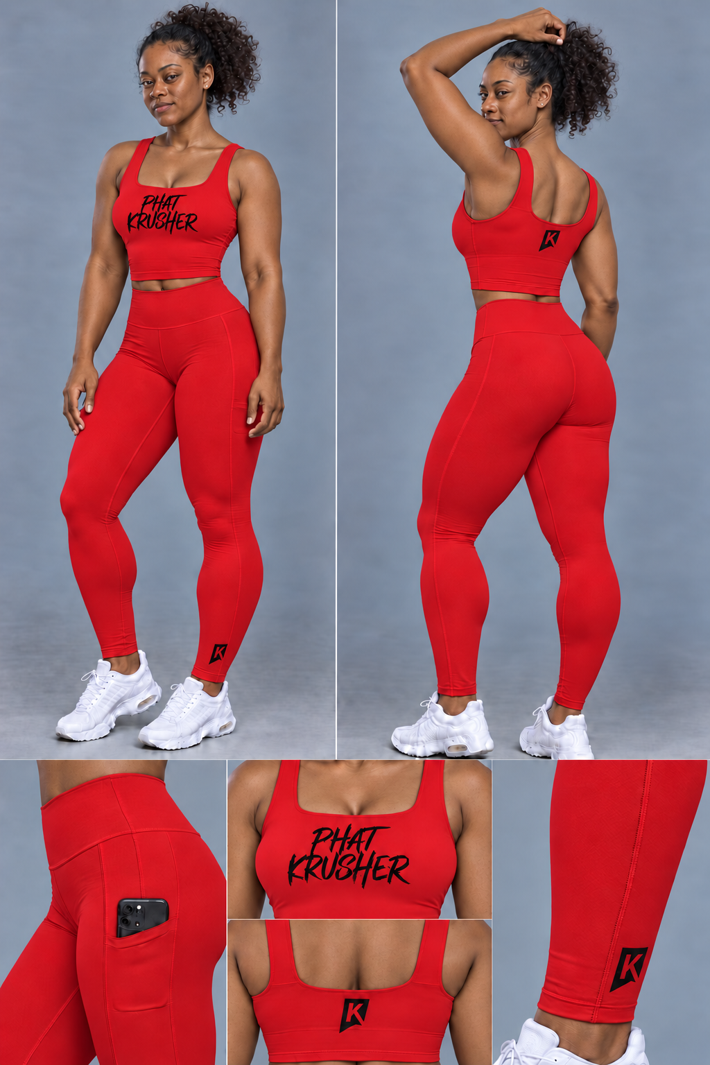 Krusher Signature Body-Control Compression 2-Piece Leggings Set