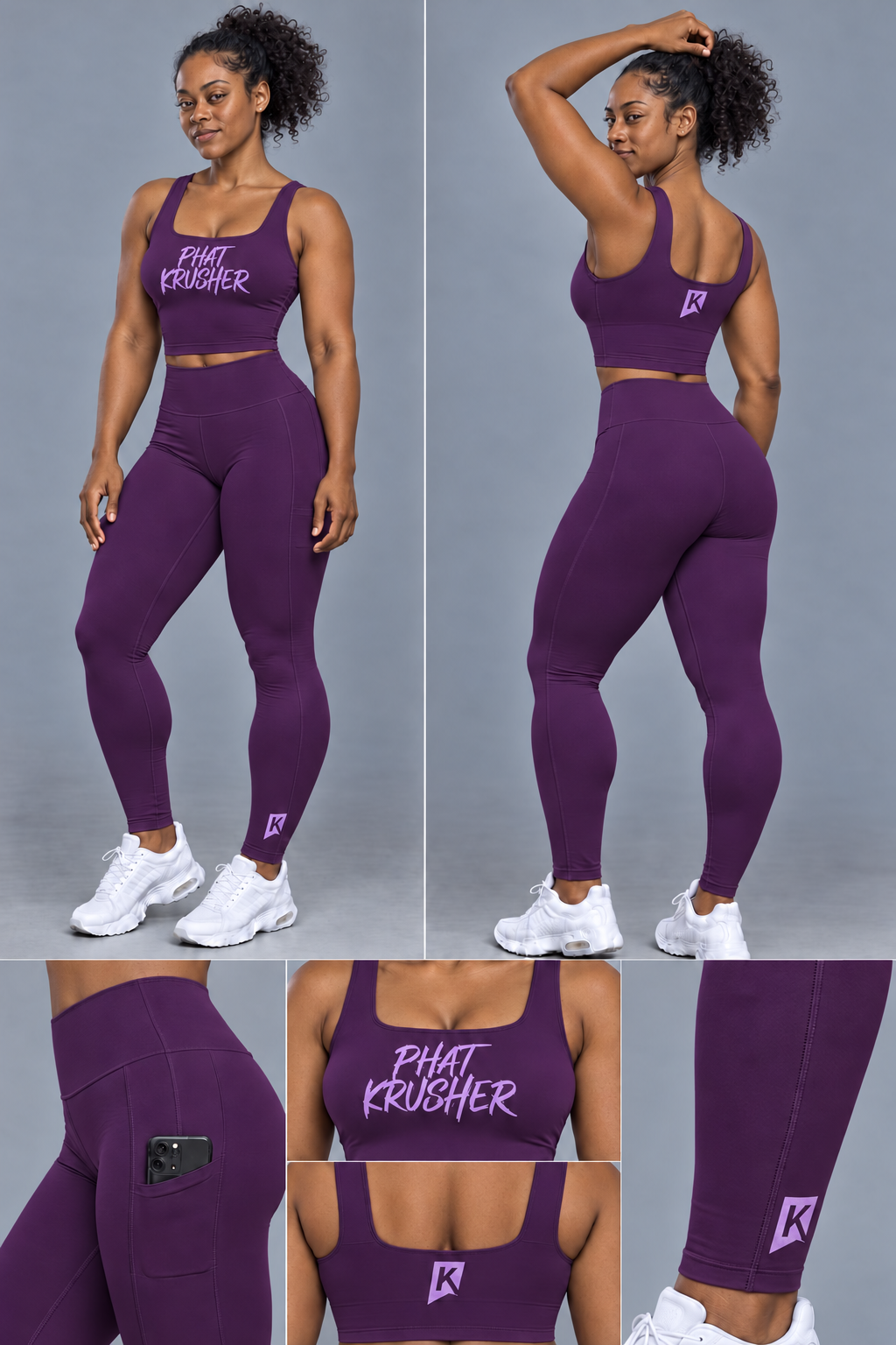 Krusher Signature Body-Control Compression 2-Piece Leggings Set