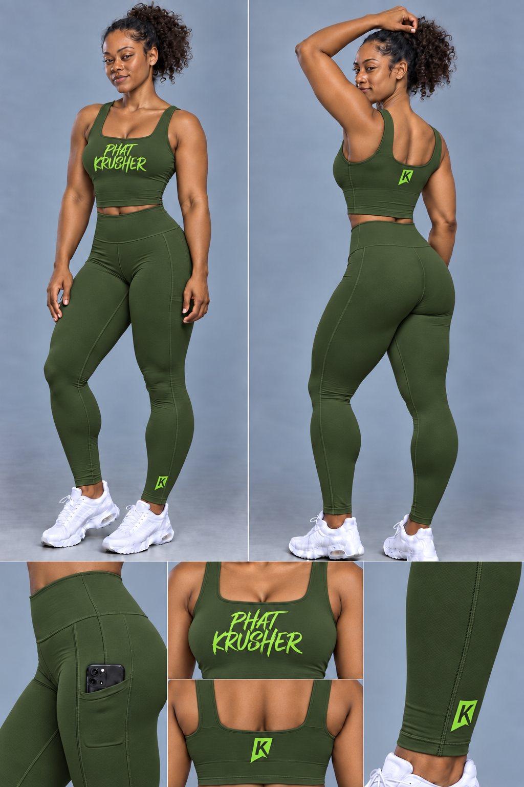 Krusher Signature Body-Control Compression 2-Piece Leggings Set