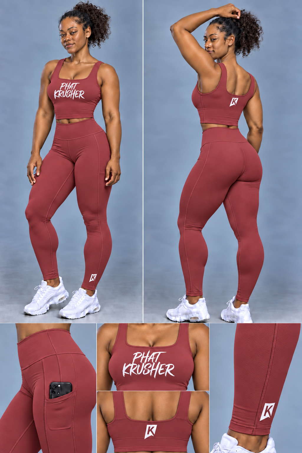 Krusher Signature Body-Control Compression 2-Piece Leggings Set