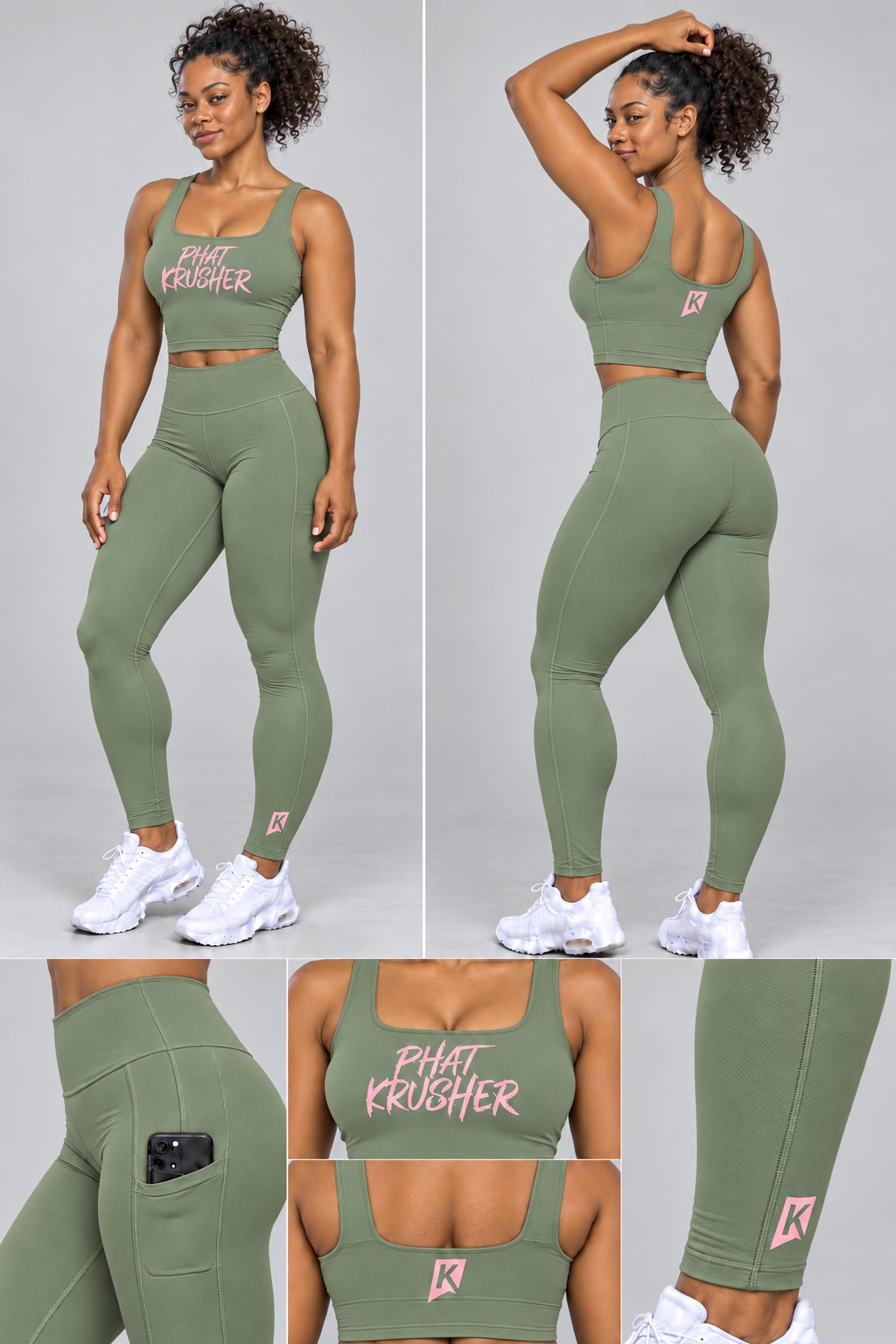 Krusher Signature Body-Control Compression 2-Piece Leggings Set