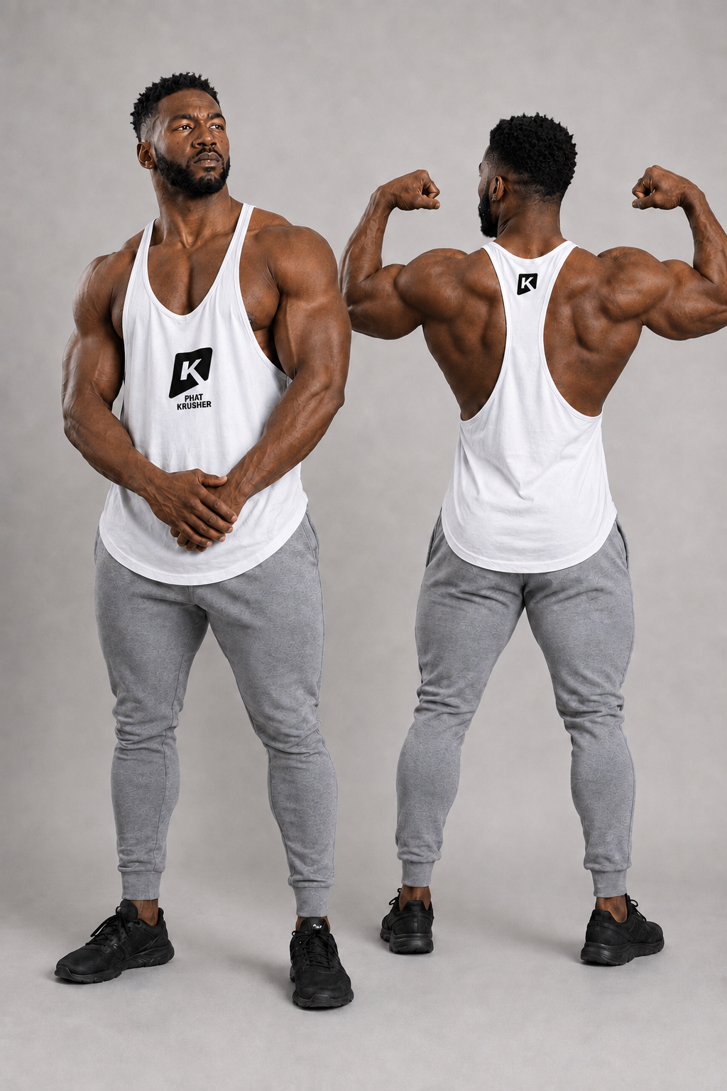 Krusher Beast Mode Muscle Shirt Pk White Edition