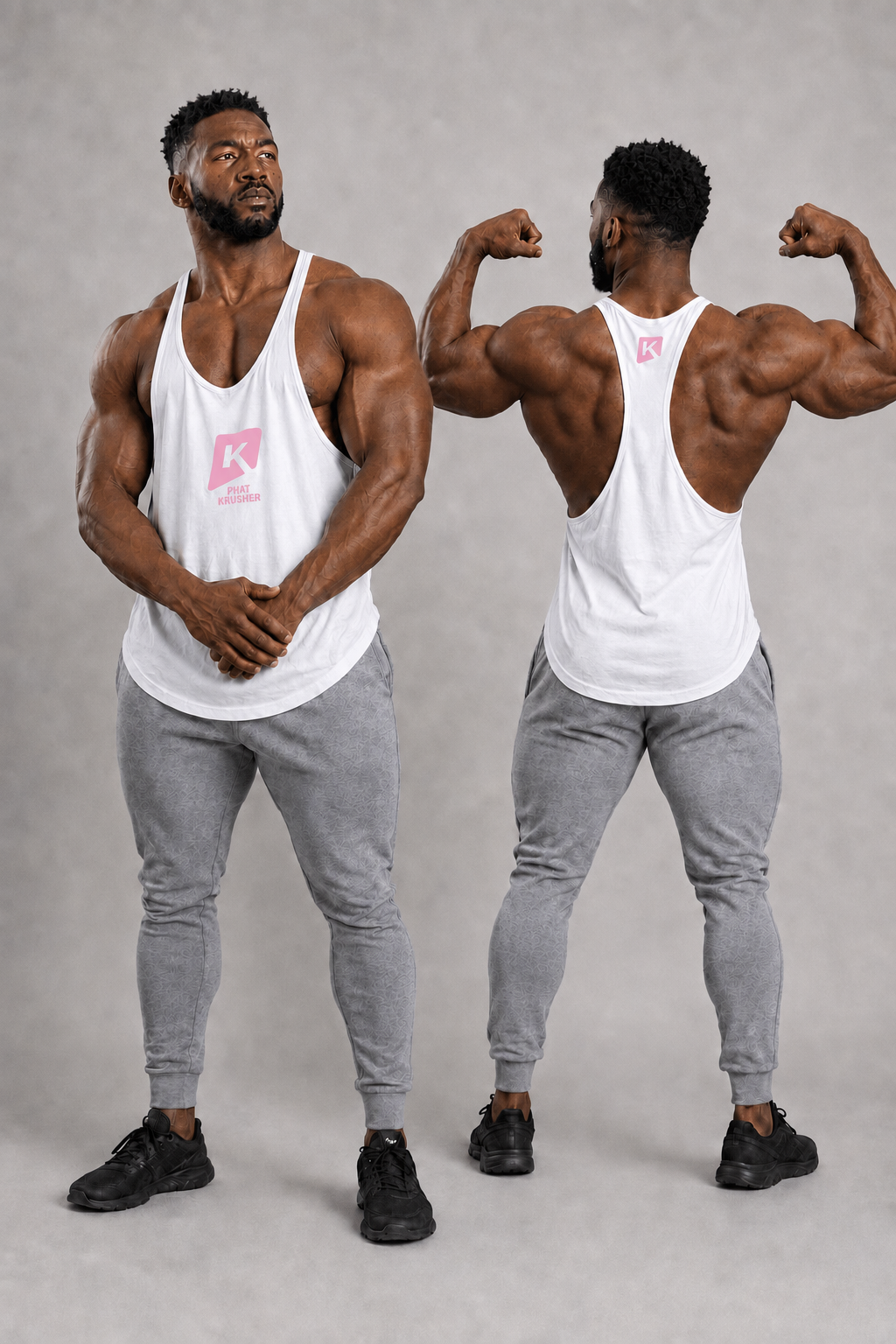 Krusher Beast Mode Muscle Shirt Pk White Edition